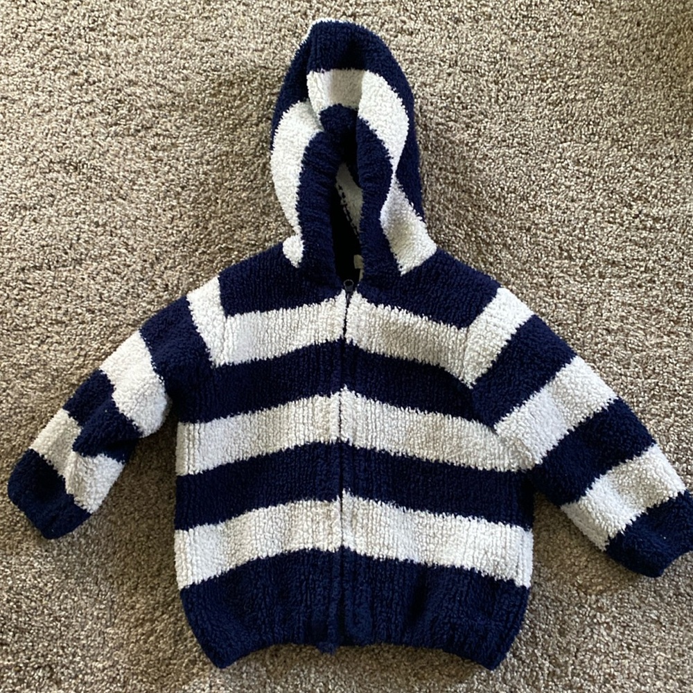 Angel Dear striped hoodie 12-18 months